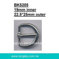 Plain belt buckle with prong (#BK5205/19mm inner)